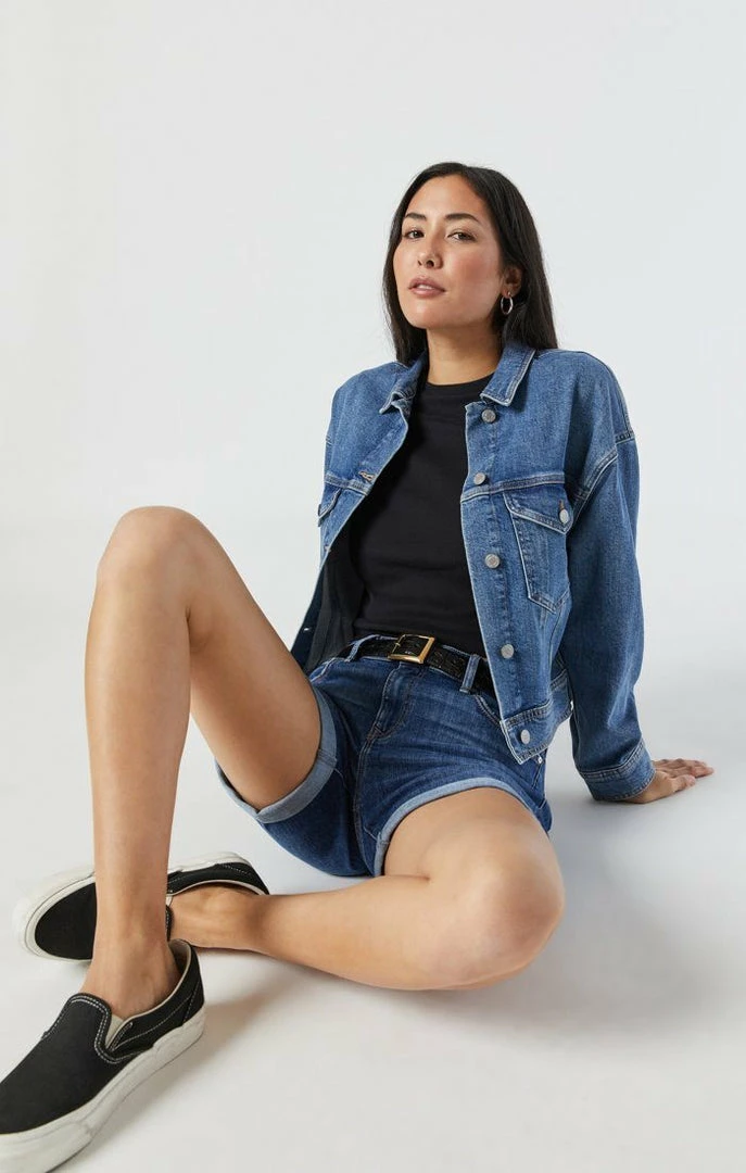 Best Sale ⌛ Mavi PIXIE SHORTS IN MID INDIGO ORGANIC BLUE ⭐ 4 Mavi PIXIE SHORTS IN MID INDIGO ORGANIC BLUE