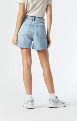 Mavi MILLIE RELAXED SHORT IN LIGHT DENIM