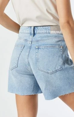 Mavi MILLIE RELAXED SHORT IN LIGHT DENIM
