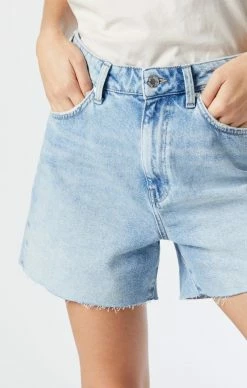Mavi MILLIE RELAXED SHORT IN LIGHT DENIM
