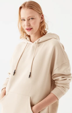 Mavi HOODED SWEATSHIRT IN ANTIQUE BEIGE Loungewear