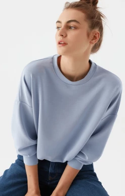 Mavi CREWNECK SWEATSHIRT IN FOREVER BLUE
