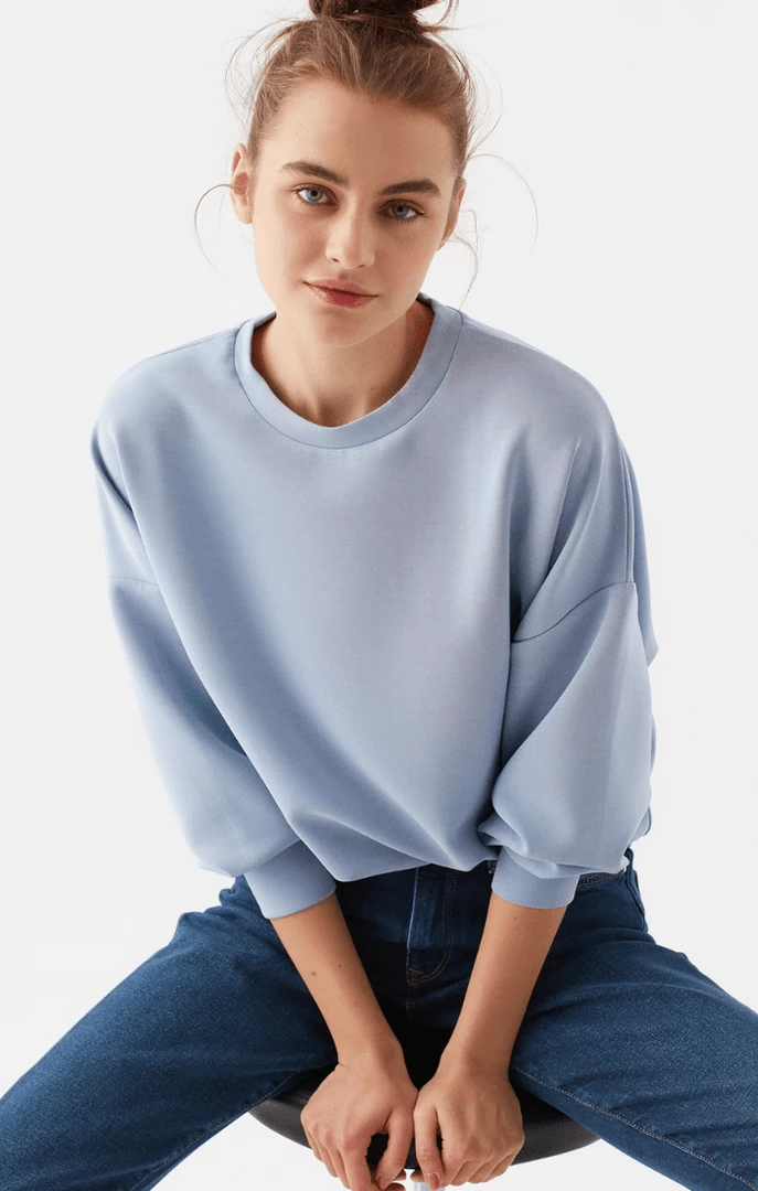 Flash Sale ๐ Mavi CREWNECK SWEATSHIRT IN FOREVER BLUE ๐ 3 Mavi CREWNECK SWEATSHIRT IN FOREVER BLUE