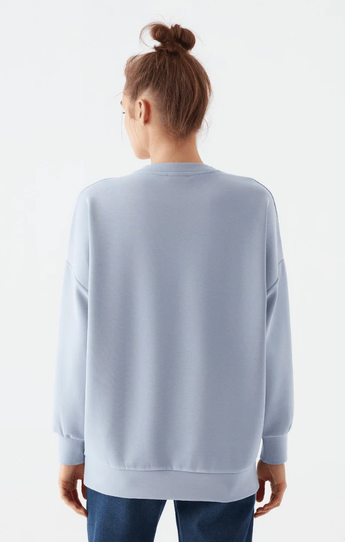 Flash Sale ๐ Mavi CREWNECK SWEATSHIRT IN FOREVER BLUE ๐ 4 Mavi CREWNECK SWEATSHIRT IN FOREVER BLUE