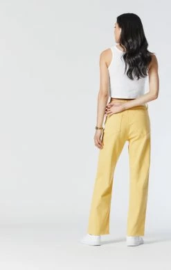 Mavi BARCELONA WIDE LEG JEANS IN MISTED YELLOW LA VINTAGE