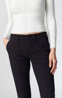 Mavi IVY CARGO PANT IN BLACK TWILL Pants