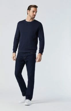 Mavi Denim ZACH STRAIGHT LEG IN RINSE FEATHER BLUE
