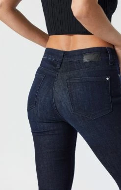 Mavi SYDNEY FLARE IN RINSE BRUSHED FEATHER BLUE Denim