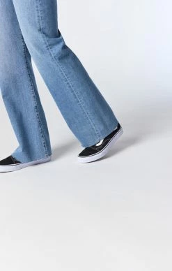 Mavi VICTORIA WIDE LEG IN LIGHT BRUSHED RECYCLE BLUE Denim