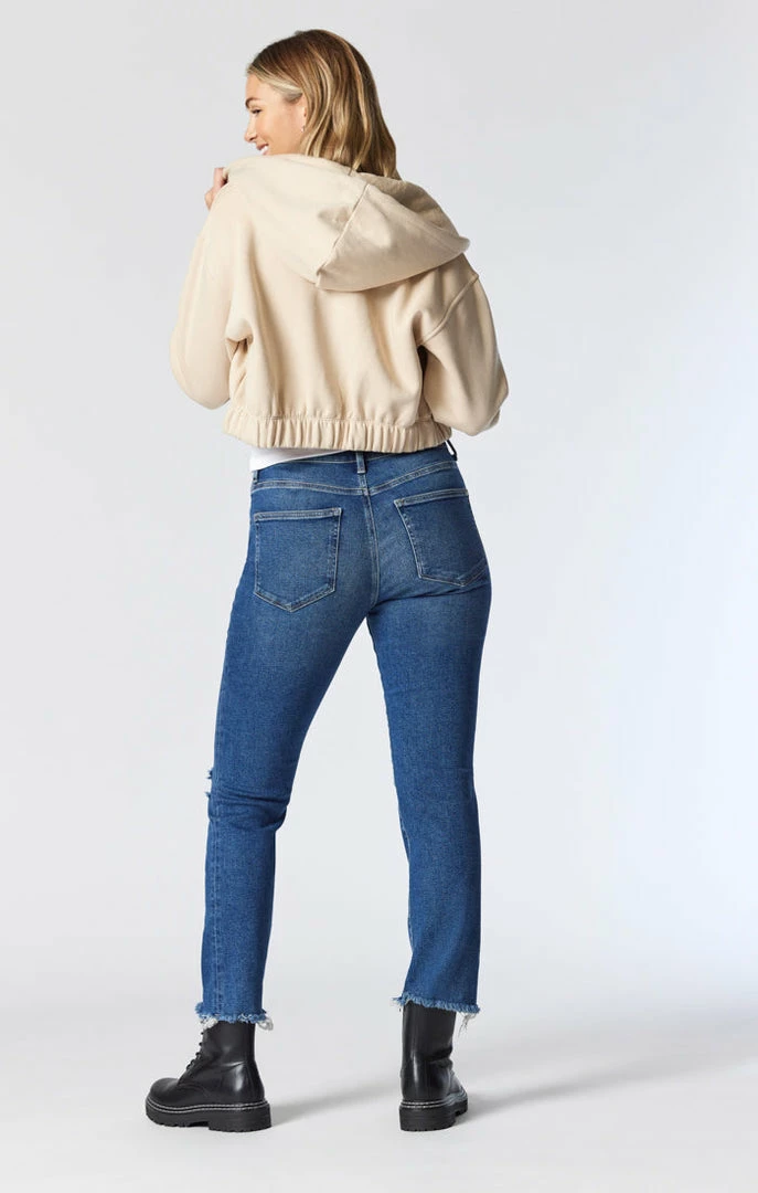 New 🧨 Mavi VIOLA STRAIGHT LEG IN DARK USED RIPPED FLEX BLUE Denim ❤️ 3 Mavi VIOLA STRAIGHT LEG IN DARK USED RIPPED FLEX BLUE Denim