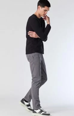 Mavi Pants JOHNNY SLIM LEG CHINO IN POPPY SEED TWILL