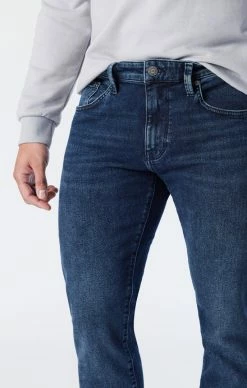 Mavi JAMES SLIM LEG IN DEEP INK BROOKLYN Denim
