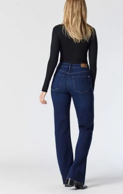 Mavi VICTORIA WIDE LEG JEANS IN DEEP ORGANIC BLUE Denim