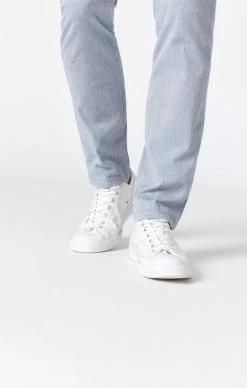 Mavi JOHNNY SLIM CHINO PANTS IN BLUE SUMMER STRIPE