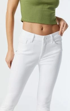 Mavi TESS SUPER SKINNY JEANS IN DOUBLE WHITE SUPERSOFT Denim