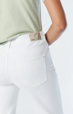 Cheap 👏 Mavi VICTORIA WIDE LEG 👖 JEANS IN WHITE STRETCH Denim 🥰 11 Mavi VICTORIA WIDE LEG JEANS IN WHITE STRETCH Denim
