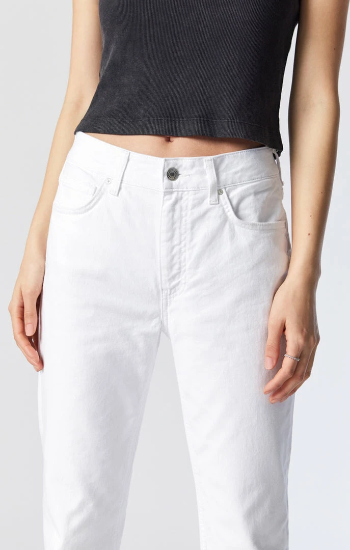 Best Pirce ๐ Mavi KATHLEEN SLIM BOYFRIEND ๐ JEANS IN WHITE STRETCH ๐ 5 Mavi KATHLEEN SLIM BOYFRIEND JEANS IN WHITE STRETCH