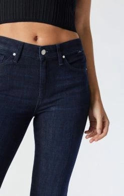 Mavi SYDNEY FLARE IN RINSE BRUSHED FEATHER BLUE Denim