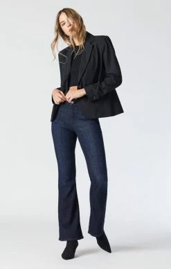 Mavi SYDNEY FLARE IN RINSE BRUSHED FEATHER BLUE Denim