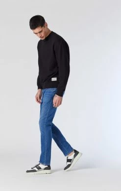 Mavi Denim JAKE SLIM LEG IN MID BRUSHED FEATHER BLUE