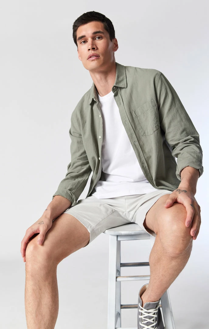 New βοΈ Mavi NOAH SHORTS IN OYSTER MUSHROOM TWILL π 3 Mavi NOAH SHORTS IN OYSTER MUSHROOM TWILL