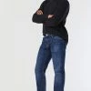 Mavi MARCUS SLIM STRAIGHT LEG JEANS IN DEEP ORGANIC MOVE