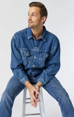 Mavi RYAN JACKET IN DARK DENIM