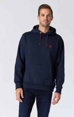 Mavi Tops & T-Shirts REGULAR FIT HOODED SWEATSHIRT - NIGHT BLUE