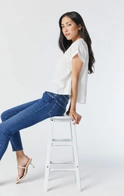 Mavi TESS SUPER SKINNY JEANS IN DARK BRUSHED INDIGO SHAPE Denim