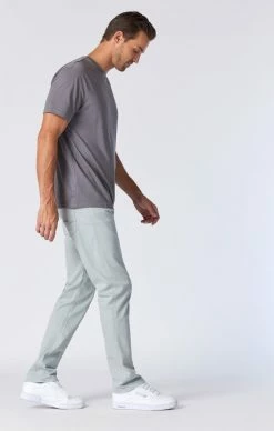 Mavi Denim MARCUS SLIM STRAIGHT LEG JEANS IN PIGEON SUPERMOVE