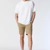 Mavi NOAH SHORTS IN BRITISH KHAKI TWILL