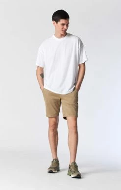Mavi NOAH SHORTS IN BRITISH KHAKI TWILL