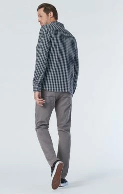 Mavi MATT RELAXED STRAIGHT LEG IN GUNMETAL SUPERMOVE Denim