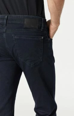 Mavi ZACH STRAIGHT LEG JEANS IN DEEP INK ATHLETIC