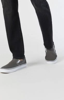 Mavi ZACH STRAIGHT LEG IN DARK SMOKE FEATHER BLUE Denim