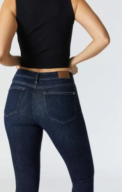 Cheap 🧨 Mavi KATHLEEN SLIM BOYFRIEND IN DEEP BRUSHED FEATHER BLUE ❤️ 9 Mavi KATHLEEN SLIM BOYFRIEND IN DEEP BRUSHED FEATHER BLUE