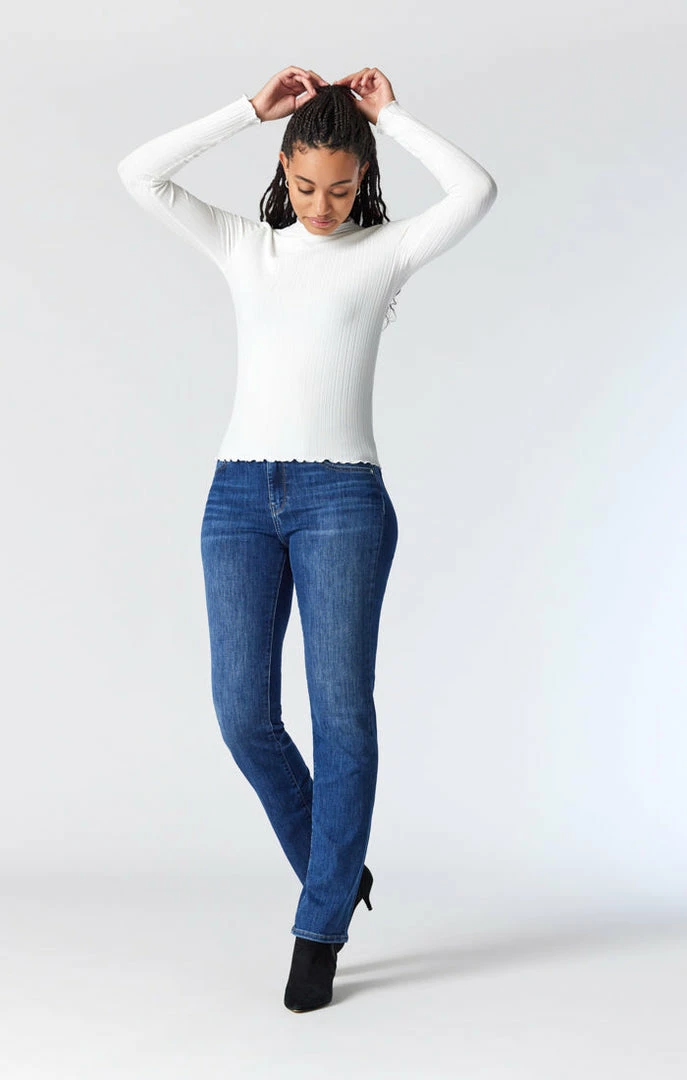 Best Pirce π― Mavi KENDRA STRAIGHT LEG π JEANS IN DARK BRUSHED FEATHER BLUE π₯° 5 Mavi KENDRA STRAIGHT LEG JEANS IN DARK BRUSHED FEATHER BLUE