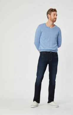 Mavi Denim ZACH STRAIGHT LEG IN RINSE BRUSHED WILLIAMSBURG