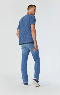 Mavi ZACH STRAIGHT LEG PANTS IN LIGHT USED DISTRESSED LA VINTAGE