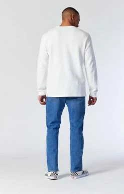 Mavi Denim MATT RELAXED STRAIGHT LEG IN LIGHT BRUSHED FEATHER BLUE