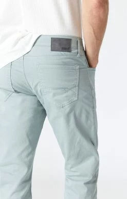 Mavi MARCUS SLIM STRAIGHT LEG PANTS IN MIST TWILL