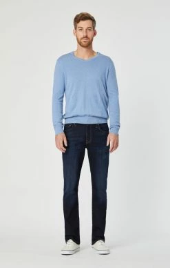 Mavi Denim ZACH STRAIGHT LEG IN RINSE BRUSHED WILLIAMSBURG