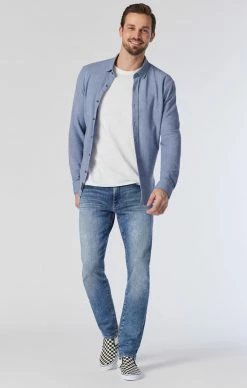 Mavi Denim JAKE SLIM LEG IN LIGHT VINTAGE ORGANIC MOVE