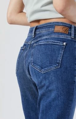 Mavi KATHLEEN SLIM BOYFRIEND IN MID ORGANIC BLUE Denim