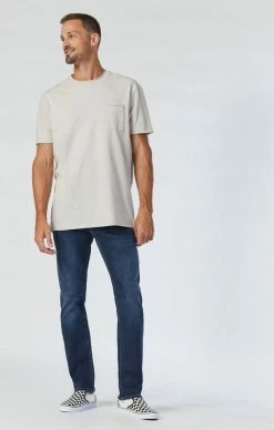 Mavi Denim ZACH STRAIGHT LEG JEANS IN MIDNIGHT WILLIAMSBURG