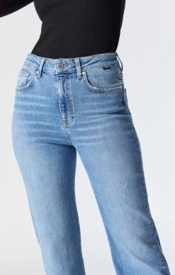 Mavi VICTORIA WIDE LEG IN LIGHT BRUSHED RECYCLE BLUE Denim