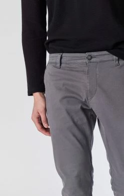 Mavi Pants JOHNNY SLIM LEG CHINO IN POPPY SEED TWILL