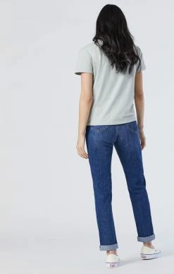 Mavi KATHLEEN SLIM BOYFRIEND IN MID ORGANIC BLUE Denim