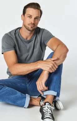 Mavi ZACH STRAIGHT LEG JEANS IN LIGHT ATHLETIC Denim