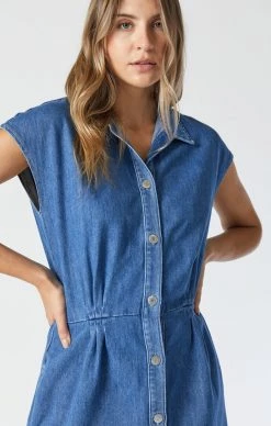 Best Pirce ๐คฉ Mavi MERCY DENIM ๐ SHIRT ๐ DRESS IN MID โ๏ธ SUMMER DENIM ๐ 8 Mavi MERCY DENIM SHIRT DRESS IN MID SUMMER DENIM